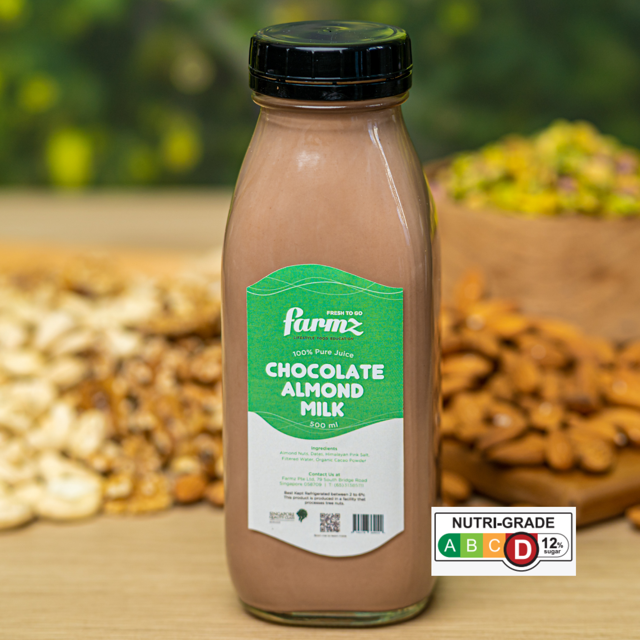 Chocolate Almond Milk (500ml)